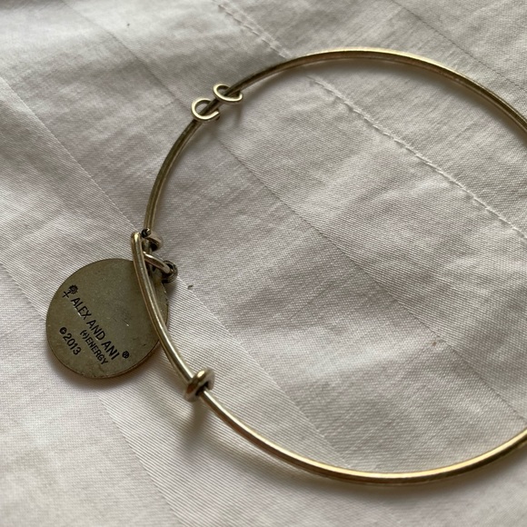 Alex and Ani Silver Taurus Zodiac Sign Bracelet - Picture 6 of 10